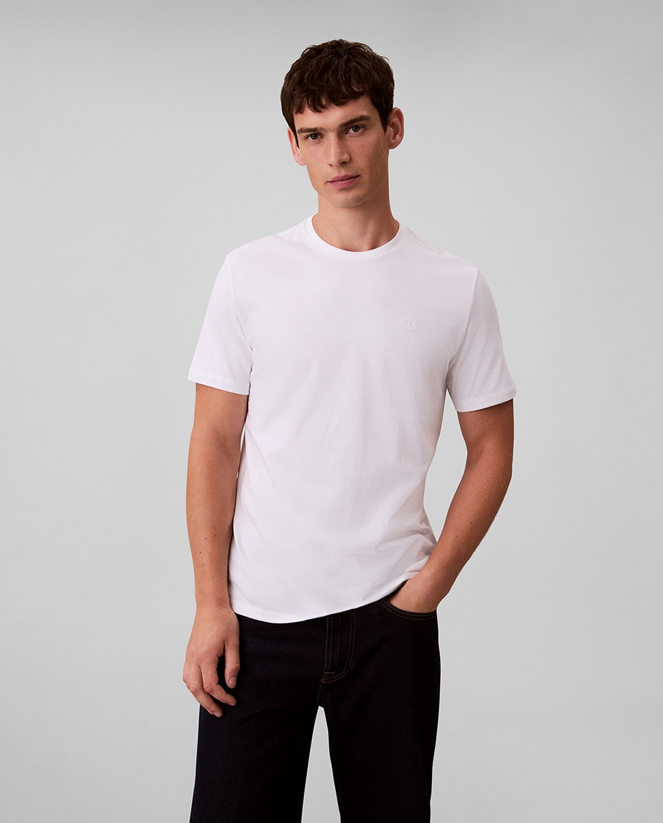 T-shirt com Logótipo Branco-1