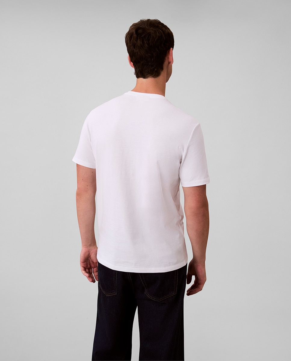 T-shirt com Logótipo Branco-2