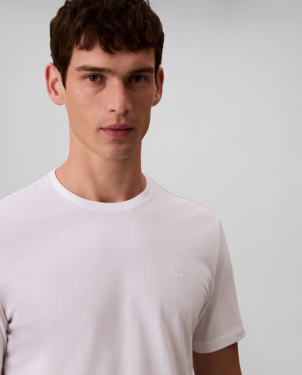 T-shirt com Logótipo Branco-3