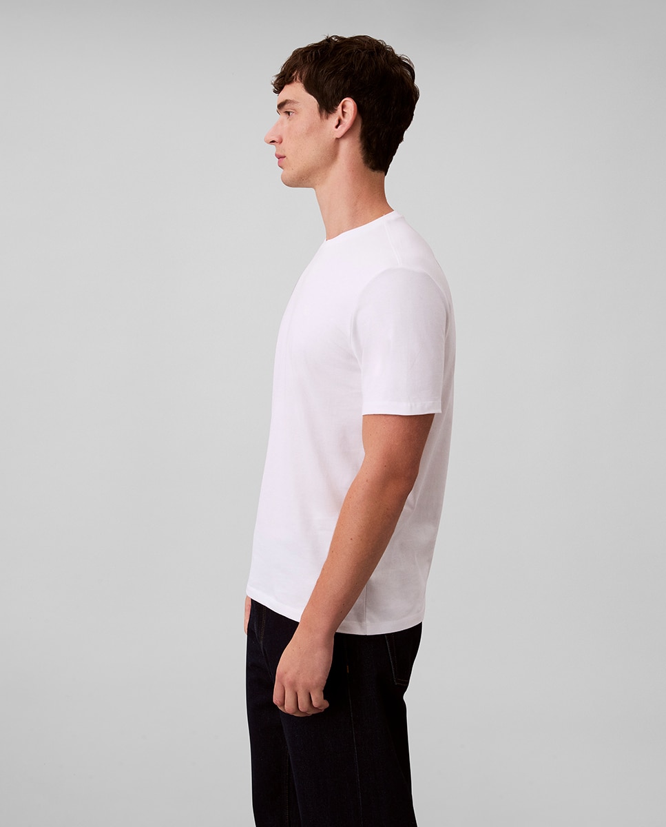 T-shirt com Logótipo Branco-4