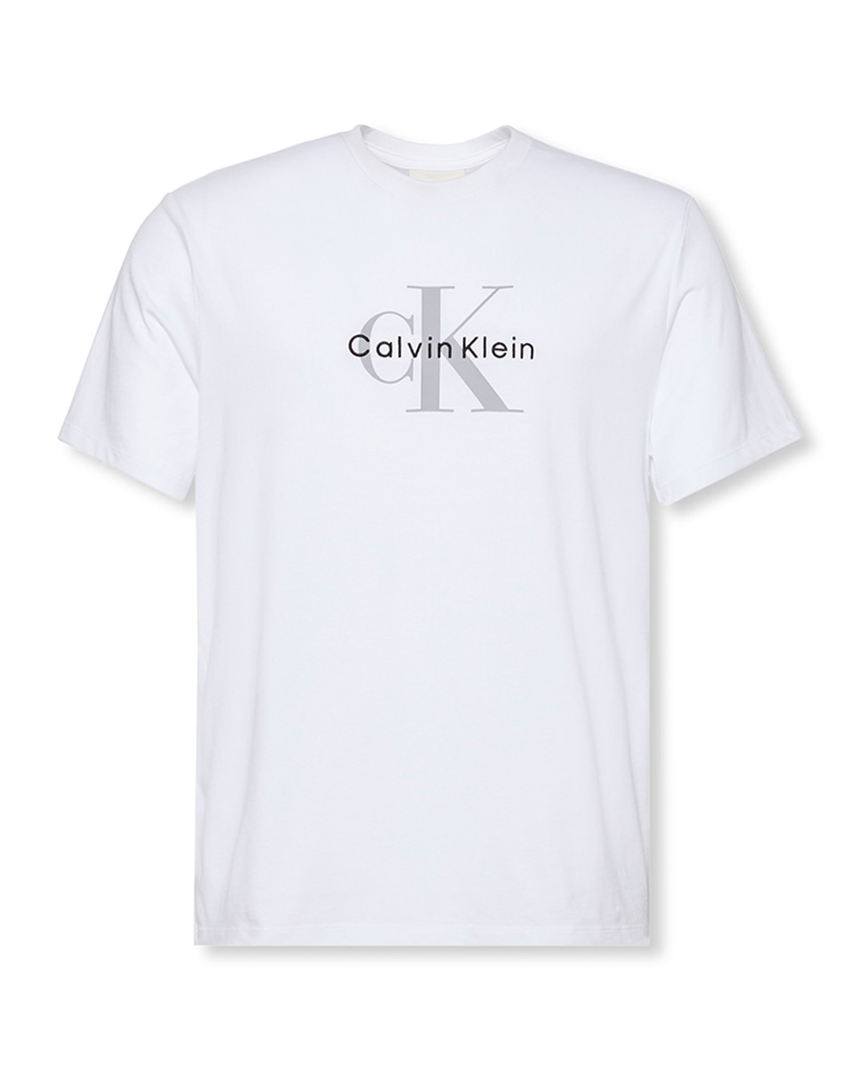T-shirt com Monograma Branco-5