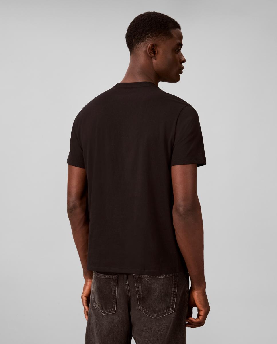 T-shirt com Logótipo de Círculo Preto-2