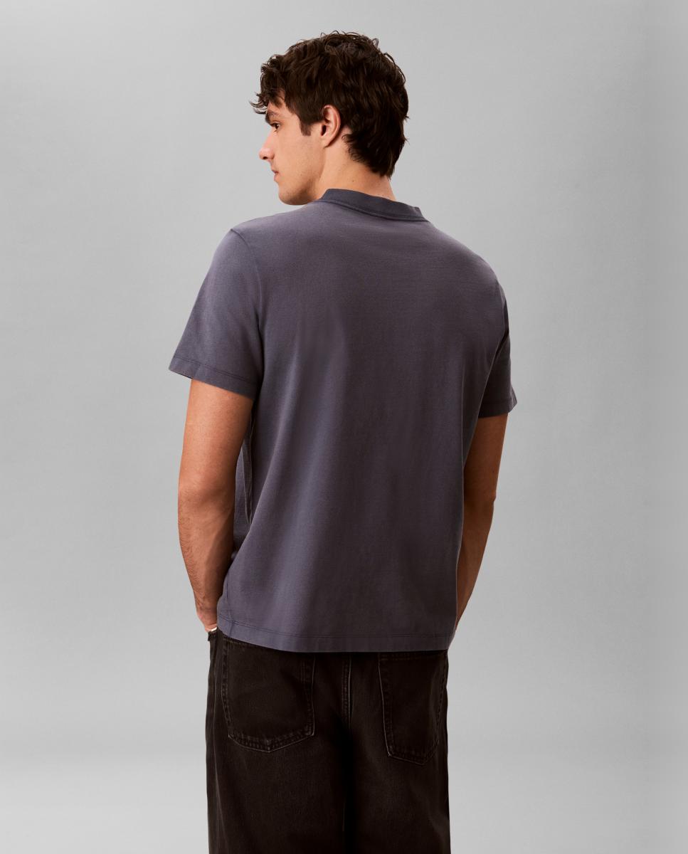 T-shirt com Logótipo Azul-2