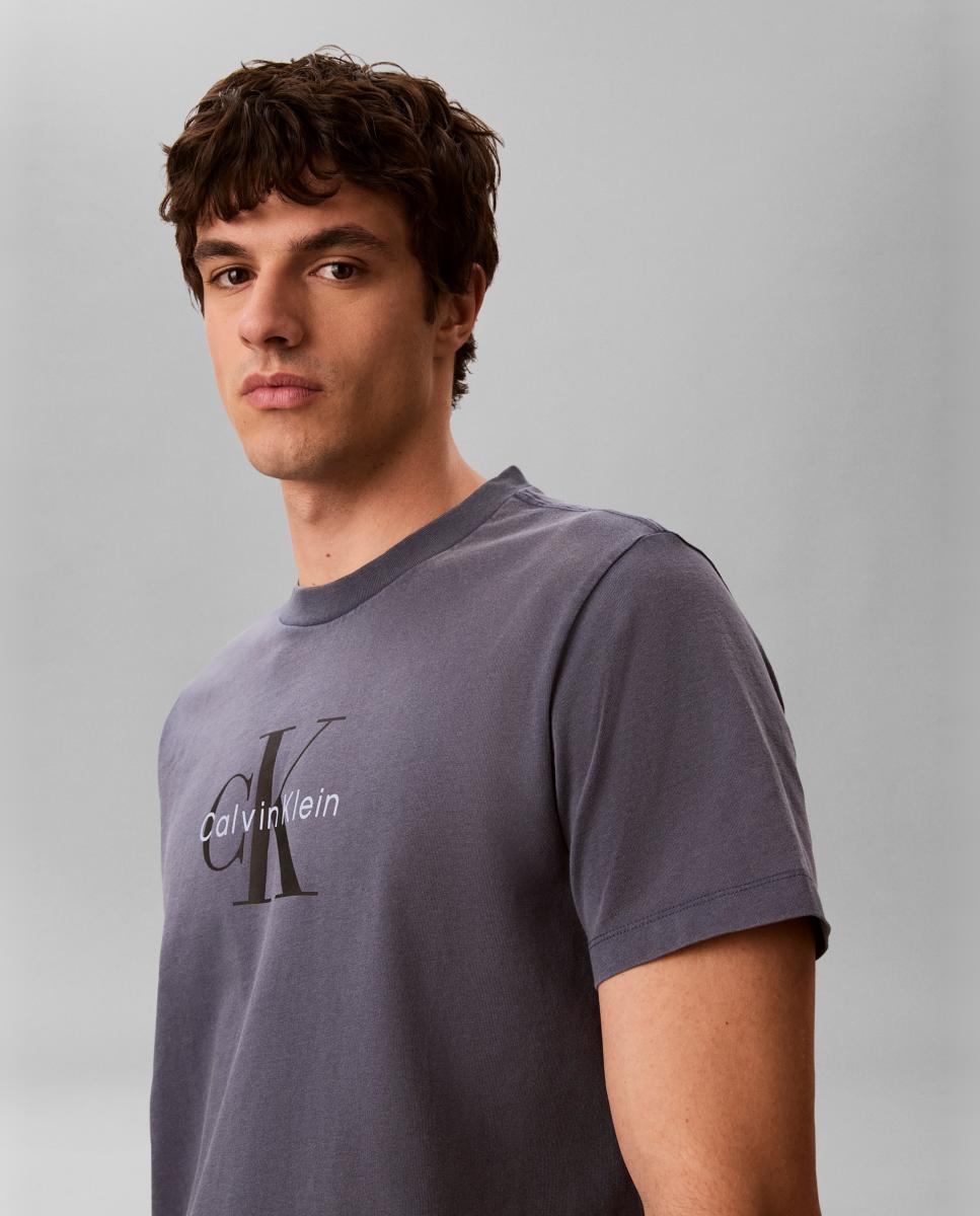 T-shirt com Logótipo Azul-3