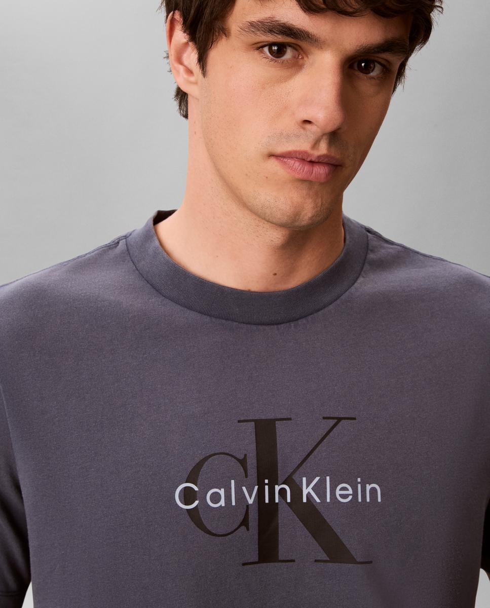 T-shirt com Logótipo Azul-4