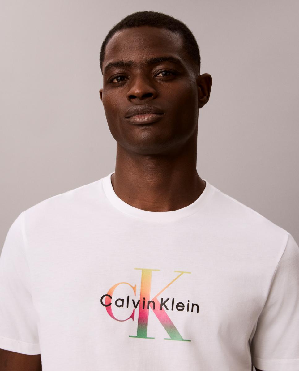 T-shirt com Logótipo Branco-3