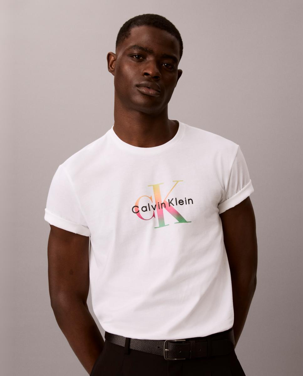 T-shirt com Logótipo Branco-4
