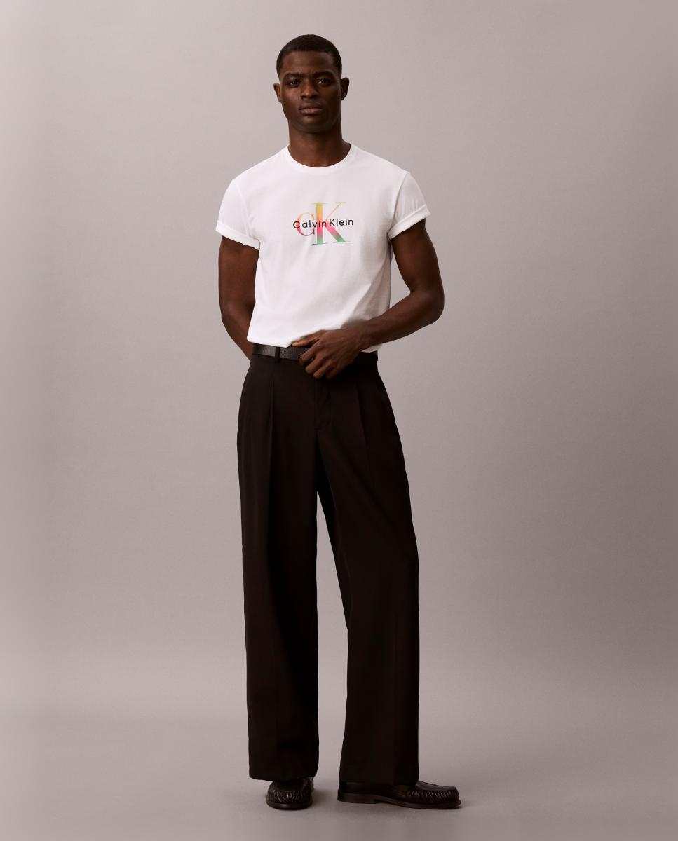 T-shirt com Logótipo Branco-8