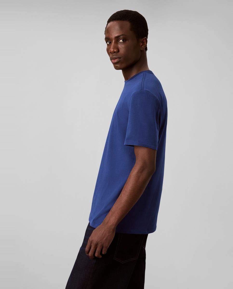 Camiseta Hombre micro monologo - Calvin Klein Jeans - Azul Azul-4