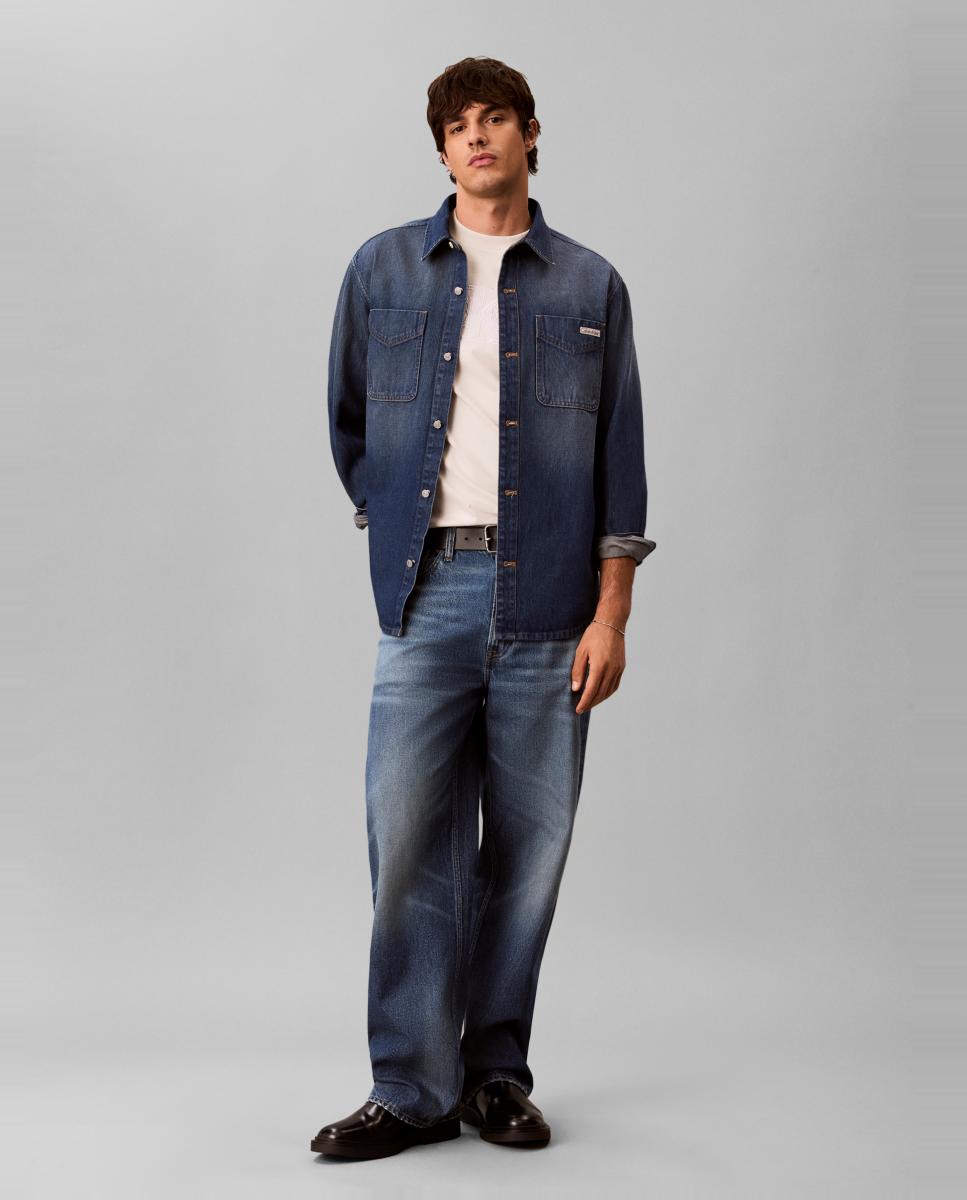 Imagen 7 de Camiseta Hombre relaxed monologo - Calvin Klein Jeans - Crudo Crudo