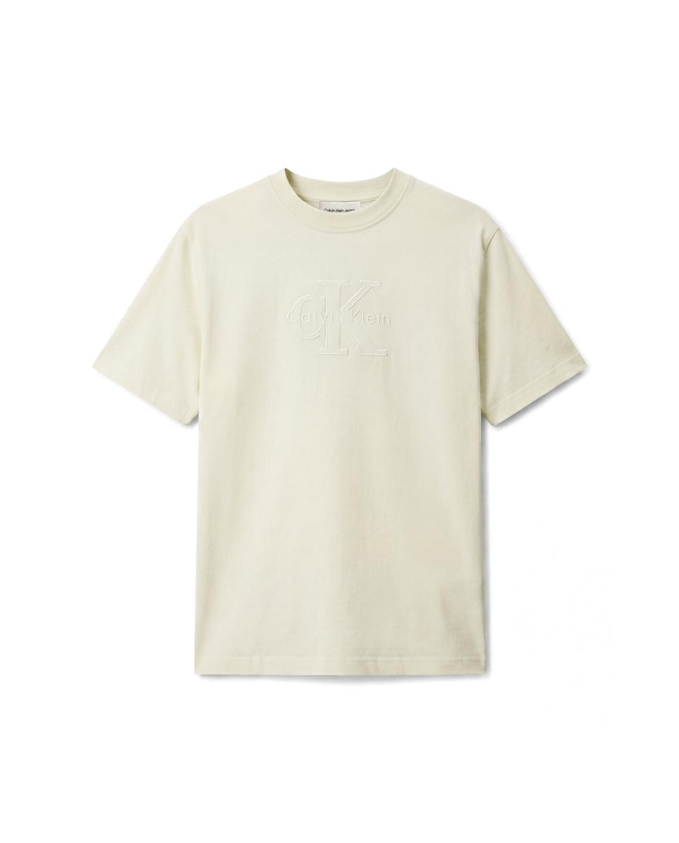 Imagen 6 de Camiseta Hombre relaxed monologo - Calvin Klein Jeans - Crudo Crudo