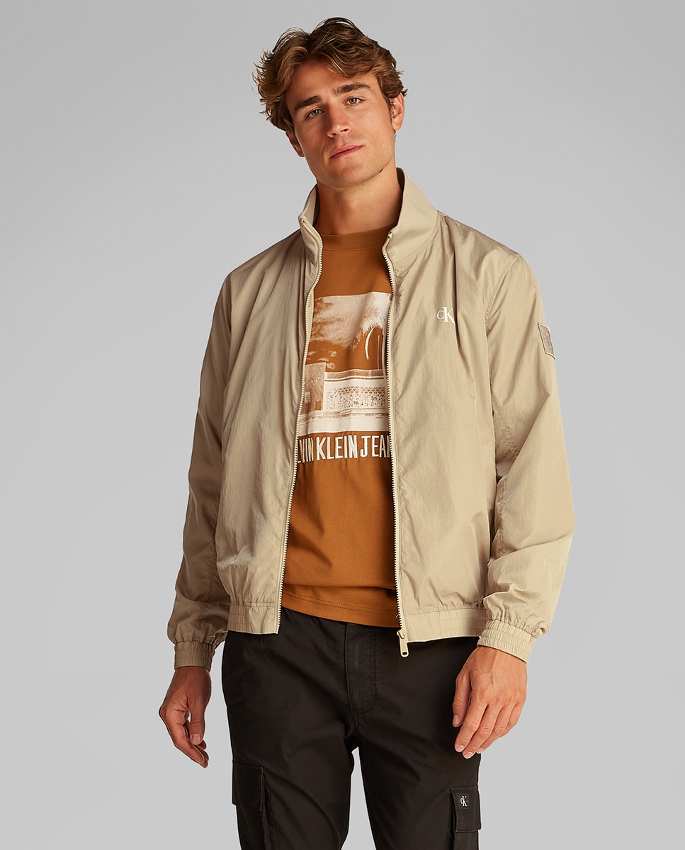 Casaco Harrington Bege-1