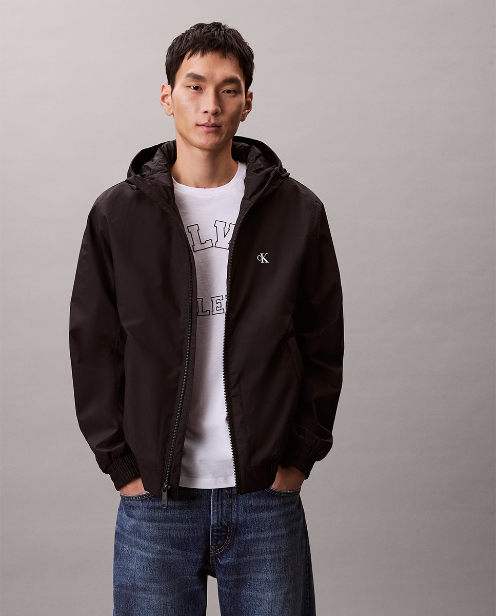 Calvin Klein Jeans - Chaqueta Hombre con Capucha.