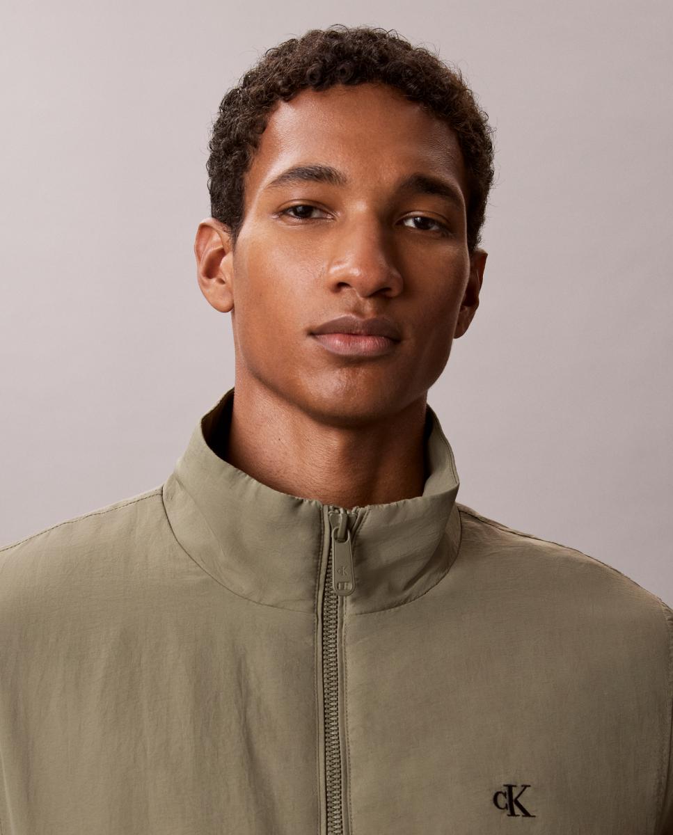 Casaco Estilo Harrington Verde-4