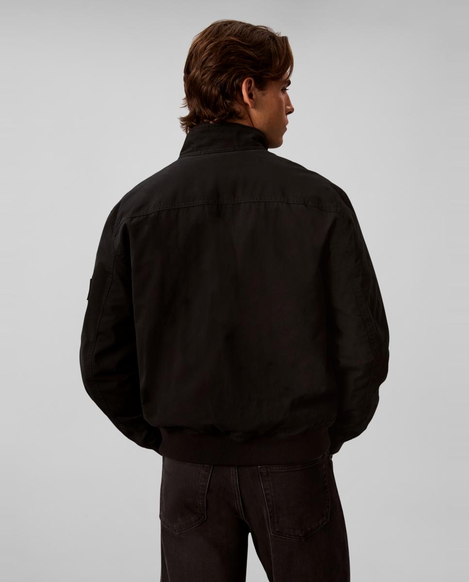 Chaqueta Hombre Harrington con forro de franela - Calvin Klein Jeans - Negro Negro-2