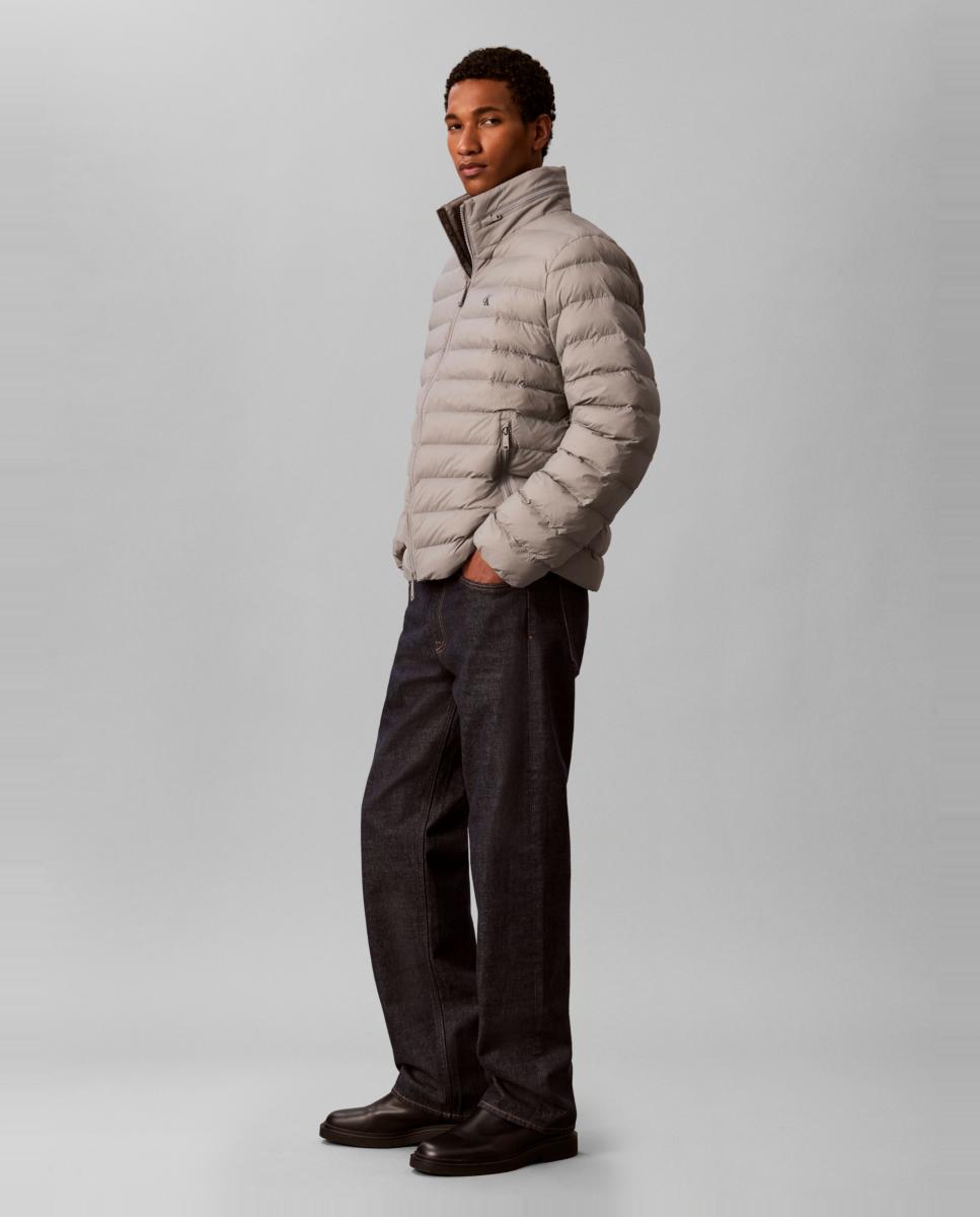 Chaqueta puffer Hombre ligera con capucha - Calvin Klein Jeans - Gris oscuro Gris oscuro-5