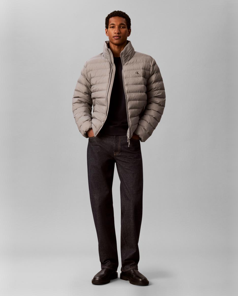 Chaqueta puffer Hombre ligera con capucha - Calvin Klein Jeans - Gris oscuro Gris oscuro-7
