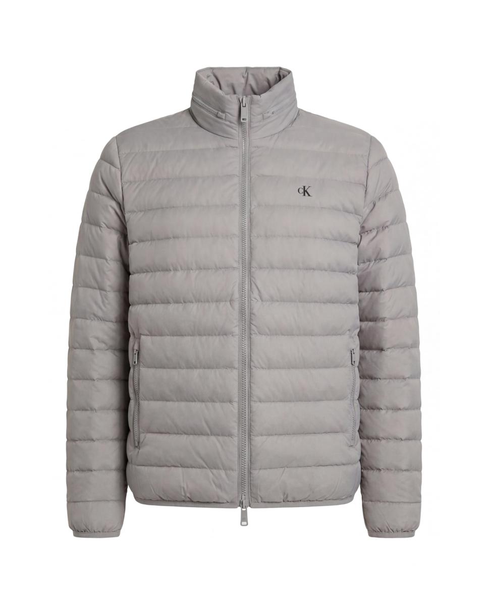 Chaqueta puffer Hombre ligera con capucha - Calvin Klein Jeans - Gris oscuro Gris oscuro-6