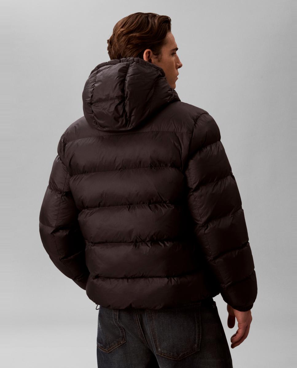 Chaqueta puffer Hombre ligera con capucha - Calvin Klein Jeans - Negro Negro-2