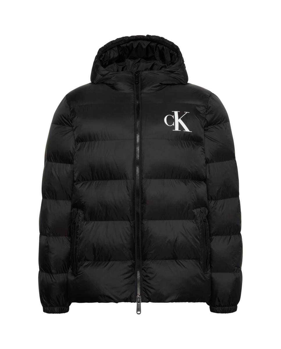 Chaqueta puffer Hombre ligera con capucha - Calvin Klein Jeans - Negro Negro-5