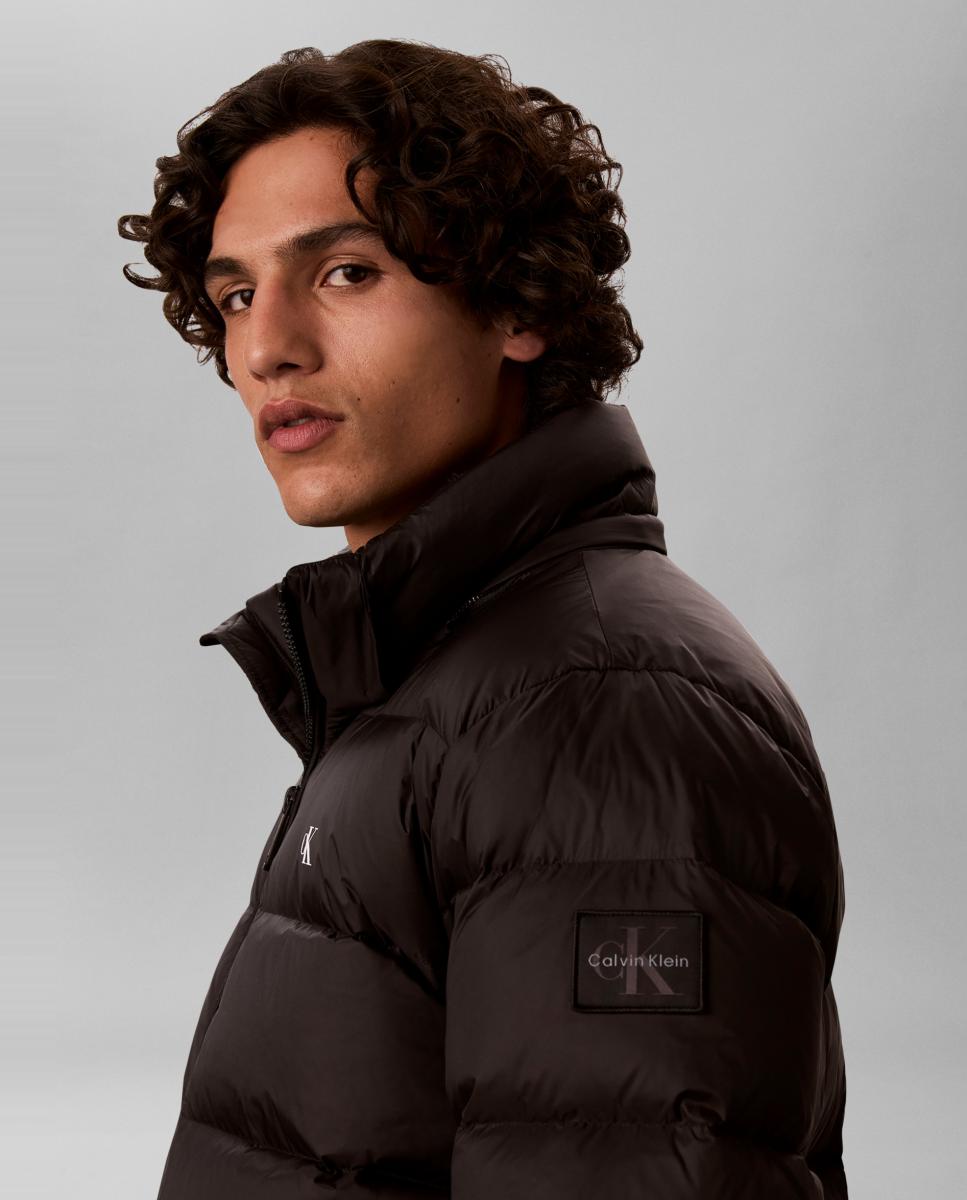 Plumífero Hombre nylon con capucha desmontable - Calvin Klein Jeans - Negro Negro-4