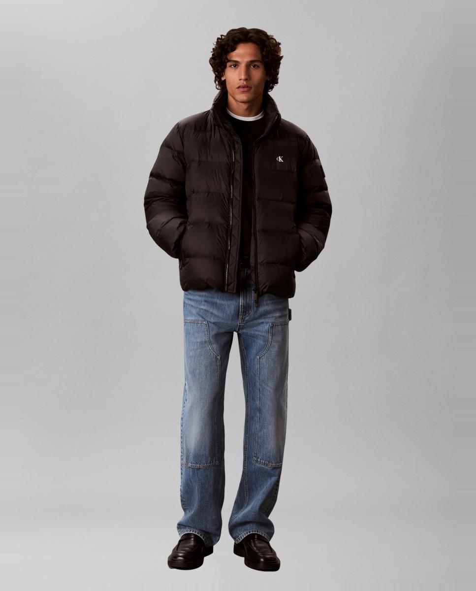 Plumífero Hombre nylon con capucha desmontable - Calvin Klein Jeans - Negro Negro-7