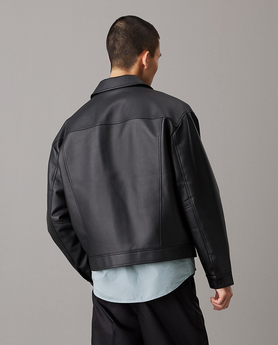 Chaqueta hombre de piel sintética · Calvin Klein Jeans · El Corte
