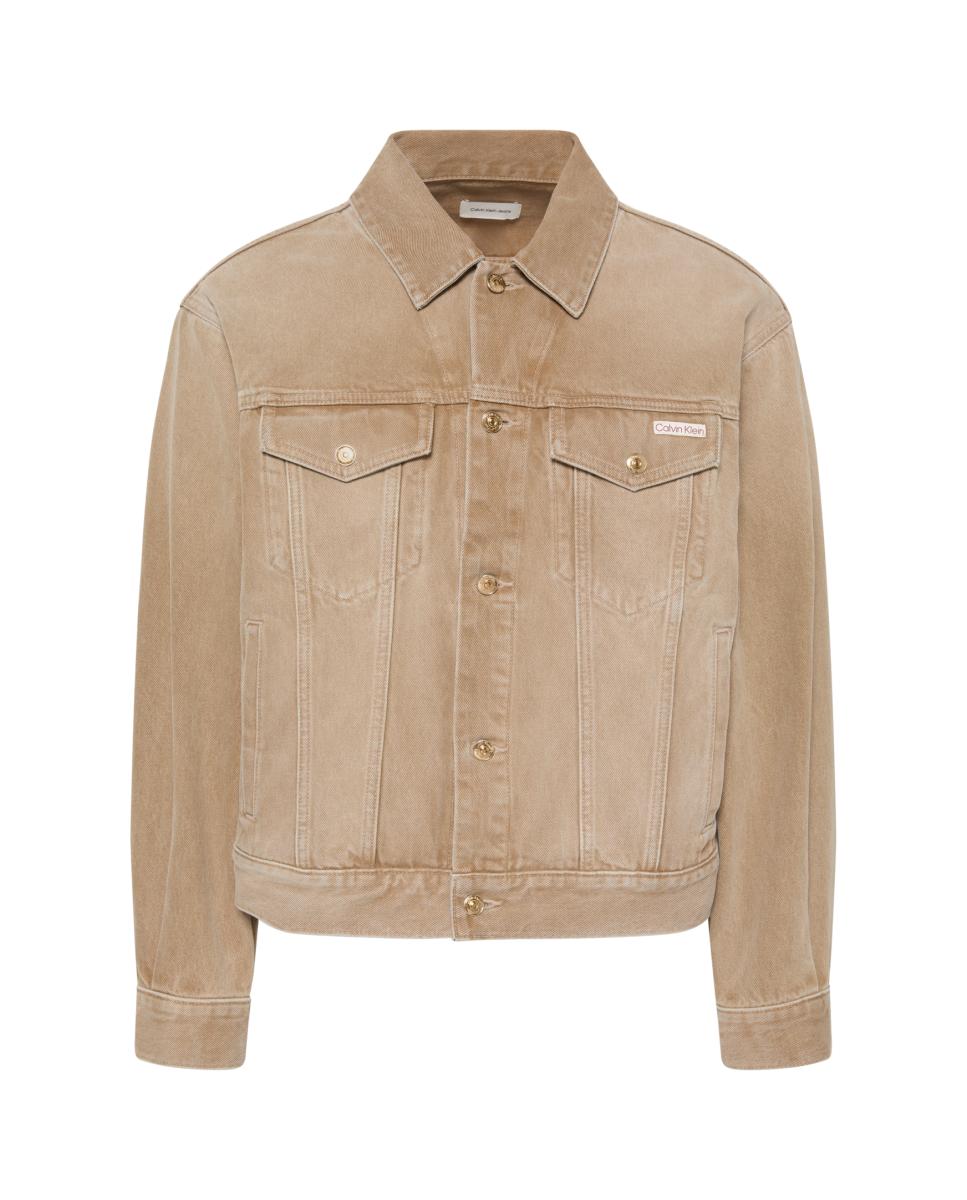 Chaqueta trucker Hombre efecto lavado 90s - Calvin Klein Jeans - Beige Beige-6