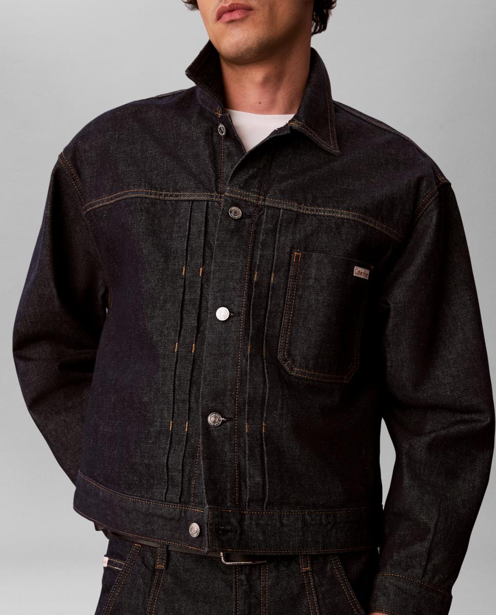 Chaqueta trucker Hombre denim índigo icónico - Calvin Klein Jeans - Azul Azul-3