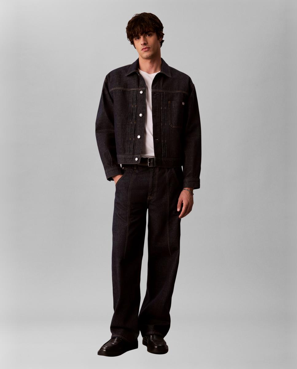 Chaqueta trucker Hombre denim índigo icónico - Calvin Klein Jeans - Azul Azul-7