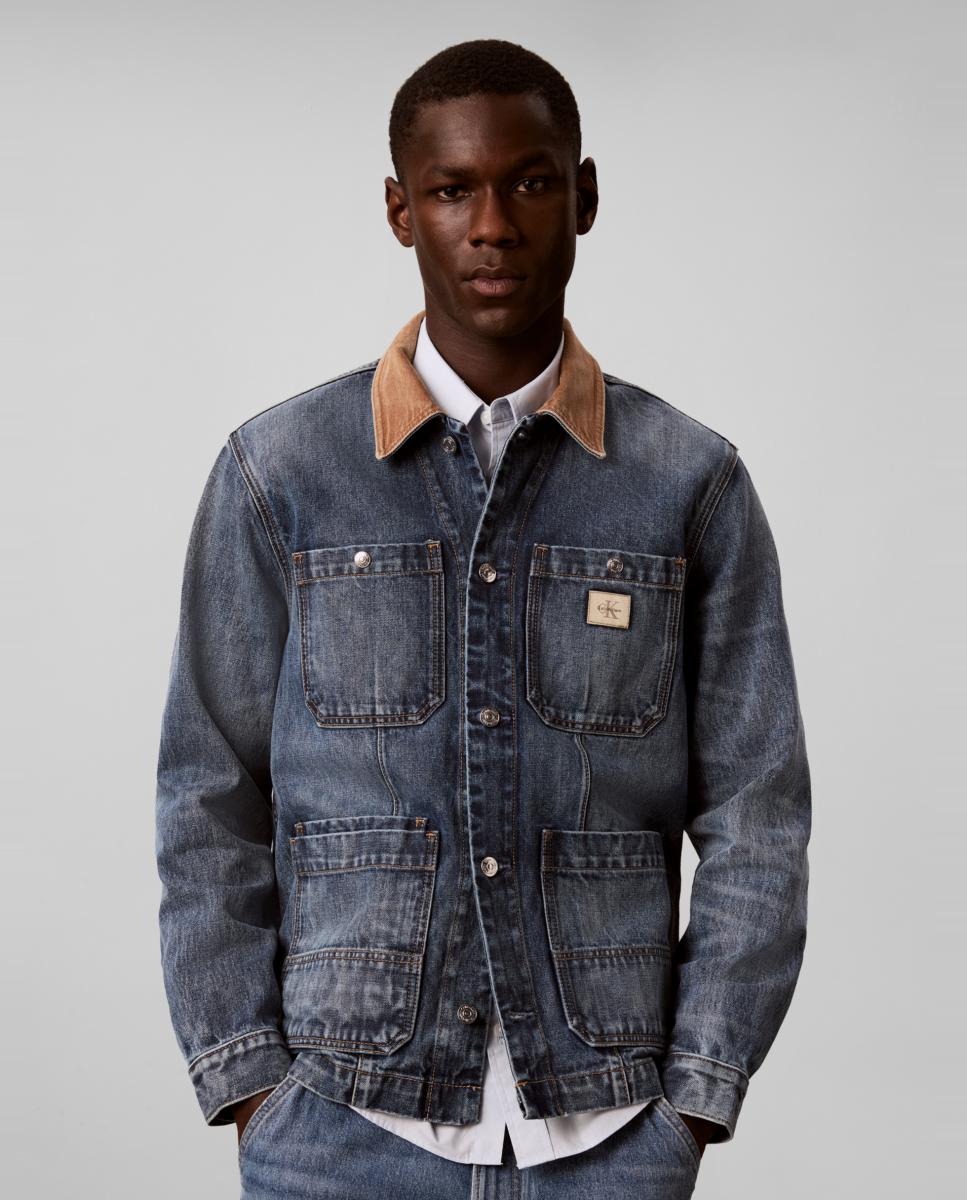 Chaqueta chore Hombre clásica corta - Calvin Klein Jeans - Azul Azul-1