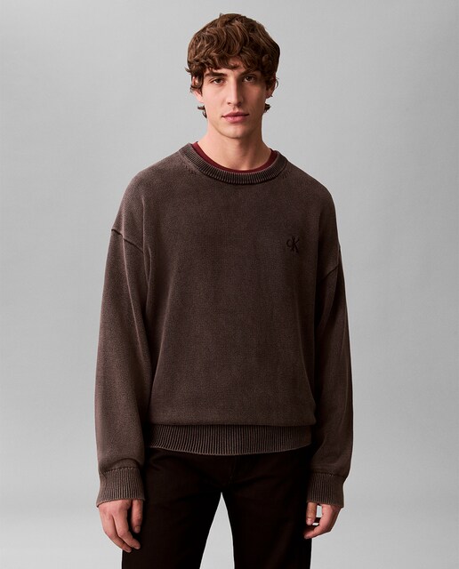 Jersey Hombre Relajado Cuello Redondo