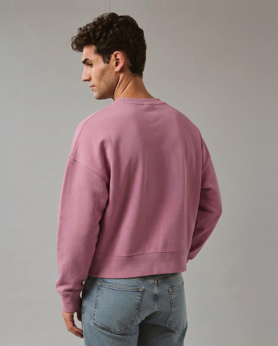 Sweatshirt Cropped Fit Lilás-2