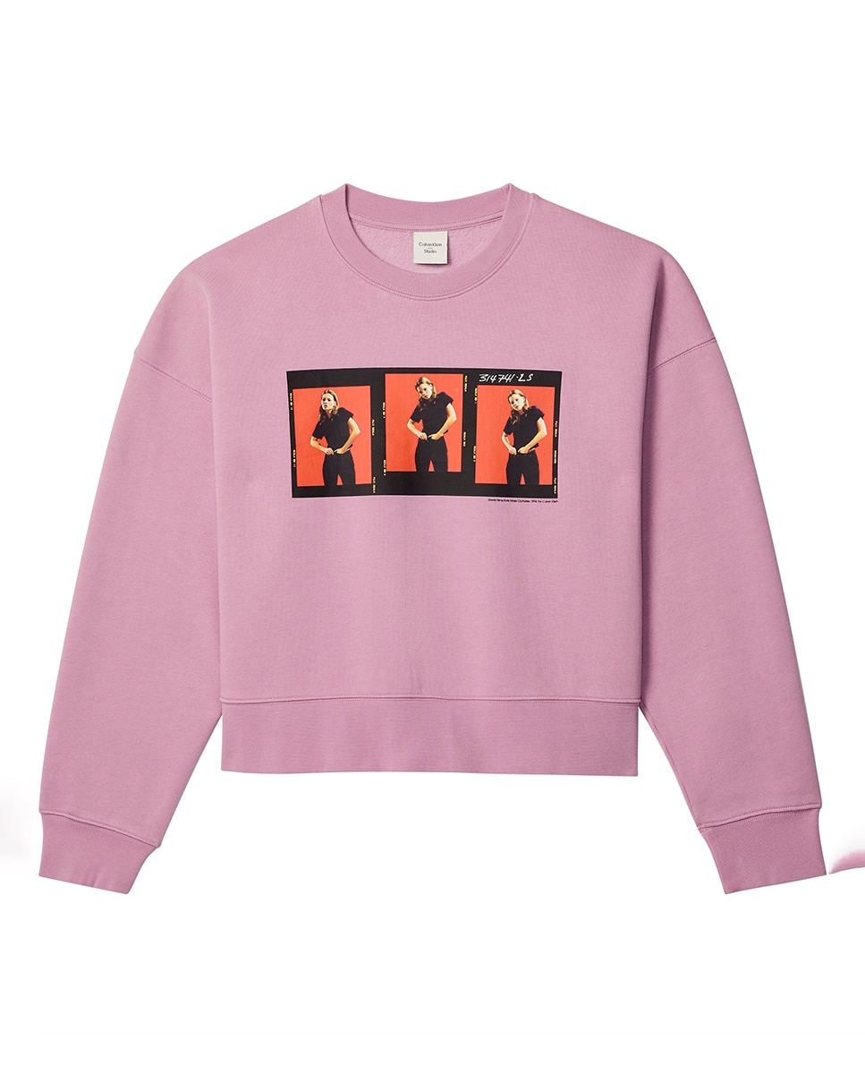 Calvin Klein Jeans - Sudadera fit cropped de hombre.