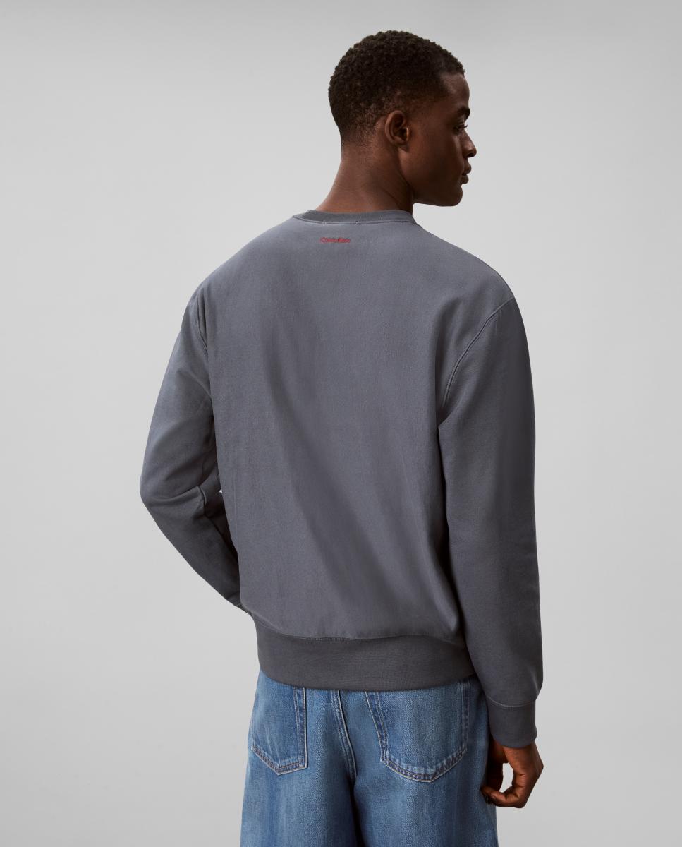 Sweatshirt com Estampado Clássico Azul-2