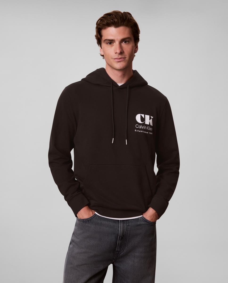 Calvin Klein Jeans - Sudadera Hombre con capucha y gráfico.