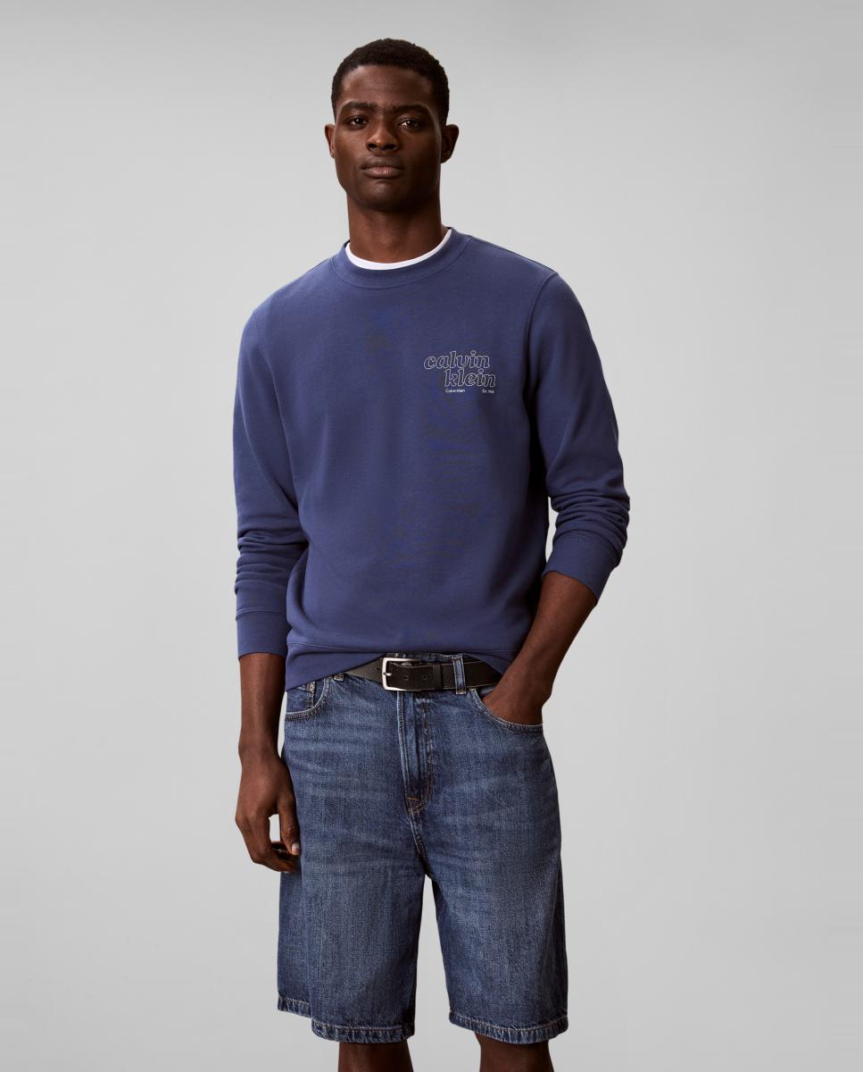 Imagem 0 de Sweatshirt com Estampado Clássico