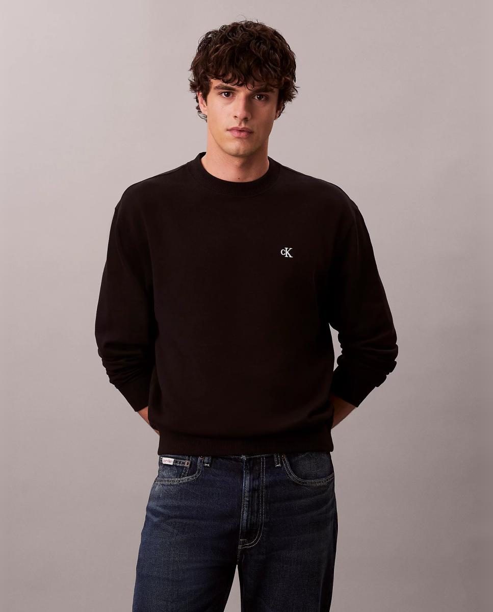 Imagen 0 de Jersey Hombre terry monogram Negro