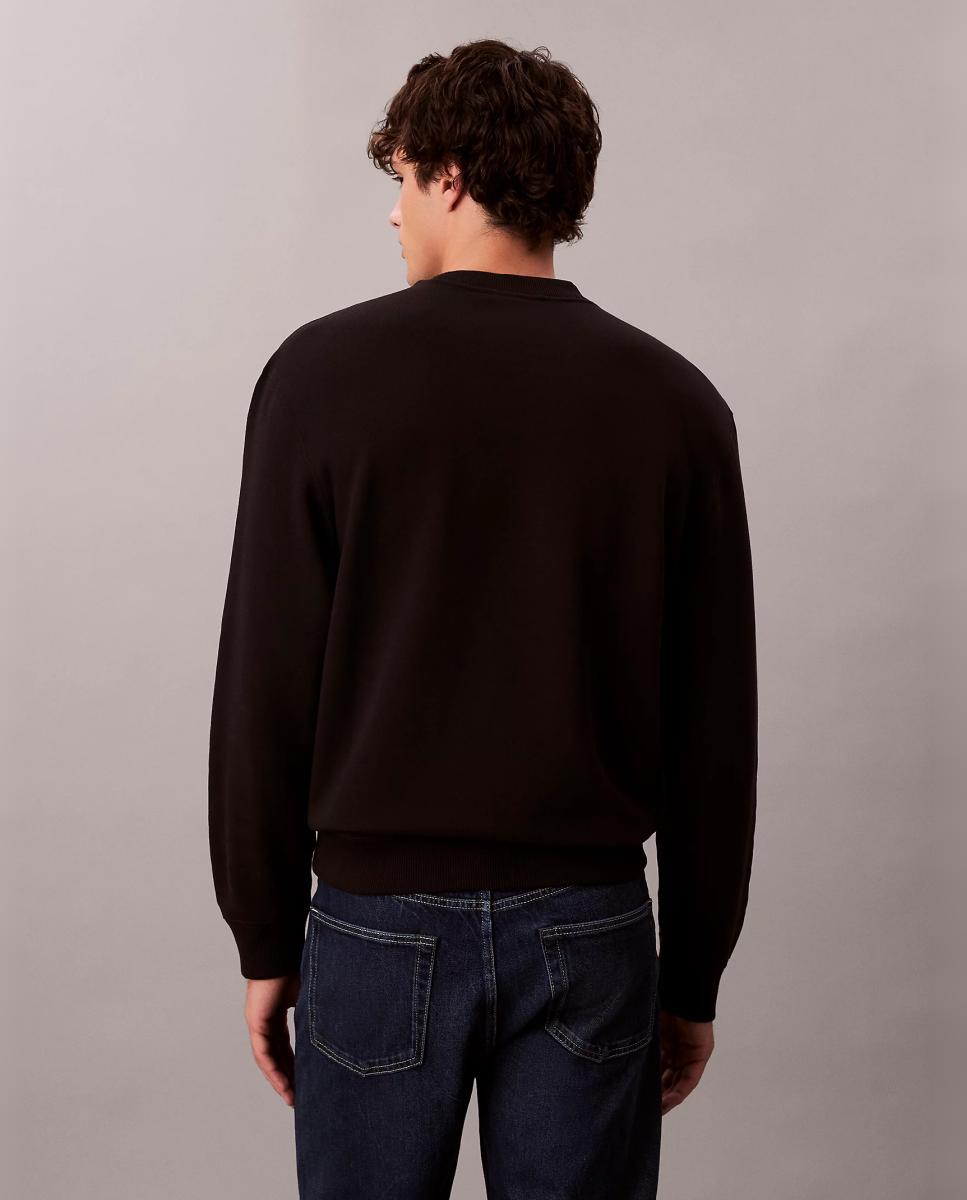 Jersey Hombre terry monogram - Calvin Klein Jeans - Negro Negro-2