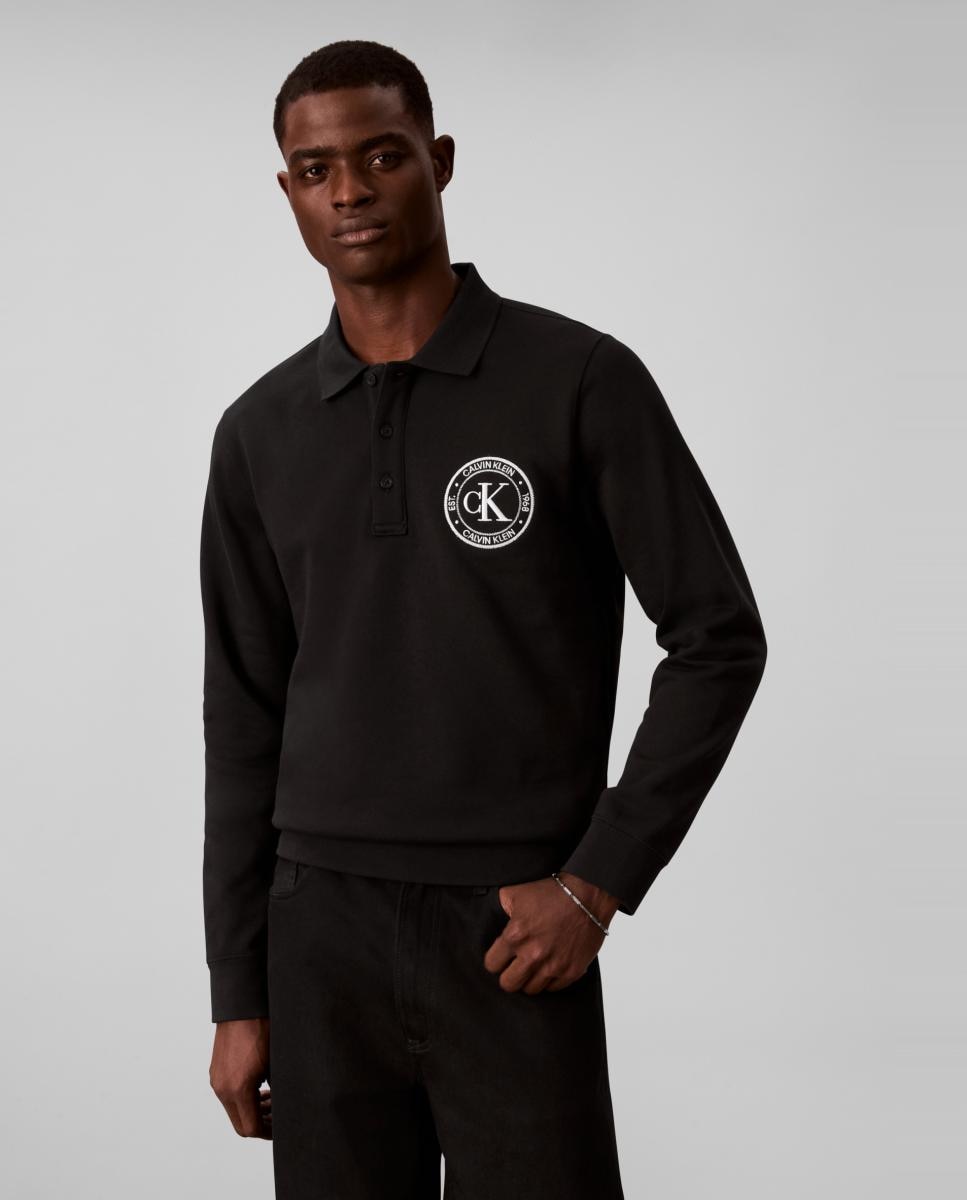 Sudadera Hombre polo con gráfico - Calvin Klein Jeans - Negro Negro-1