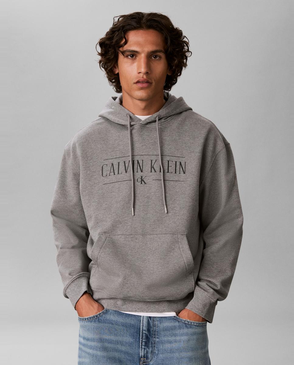 Imagen 0 de Sudadera hoodie Hombre varsity Gris