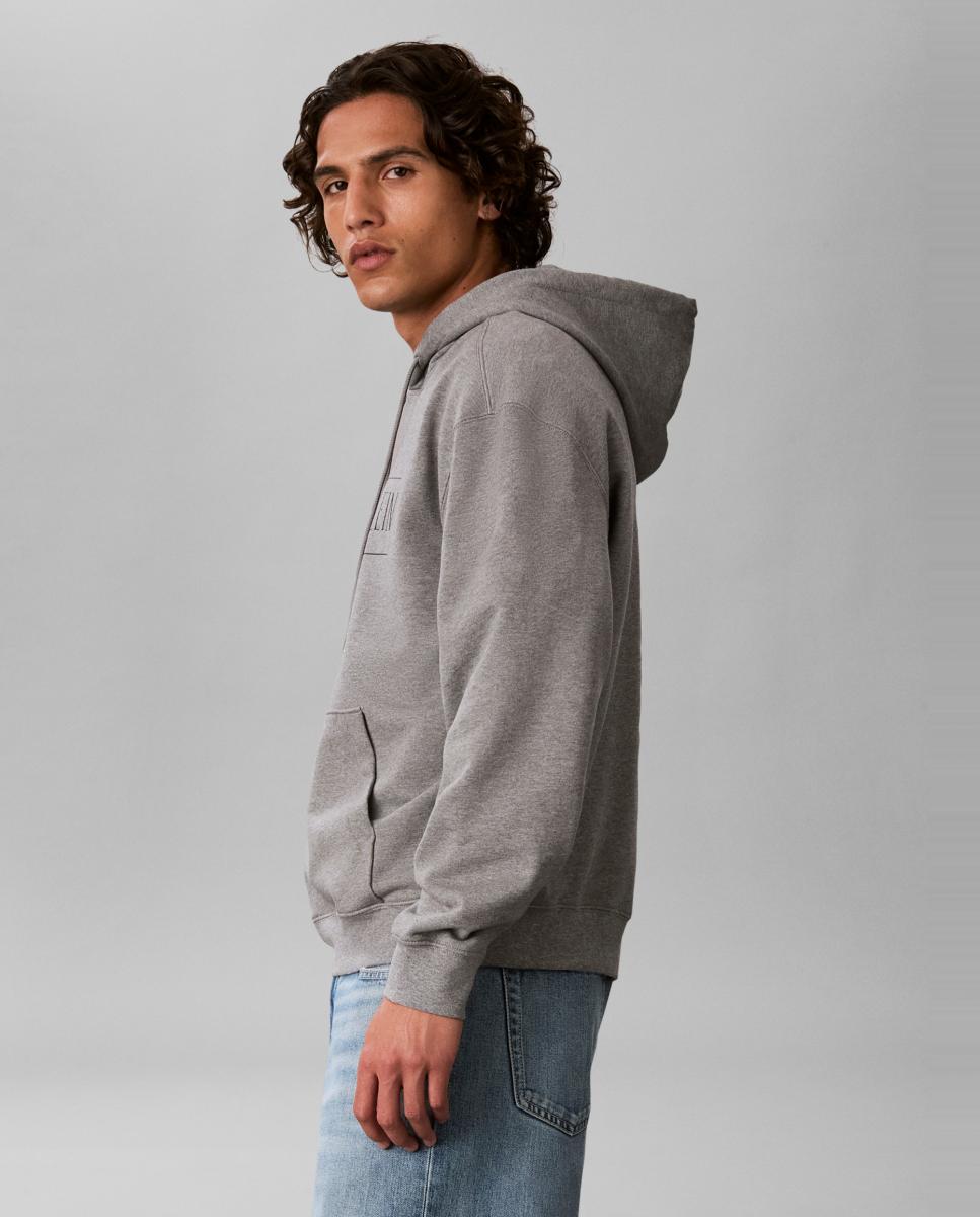 Sudadera hoodie Hombre varsity - Calvin Klein Jeans - Gris Gris-4