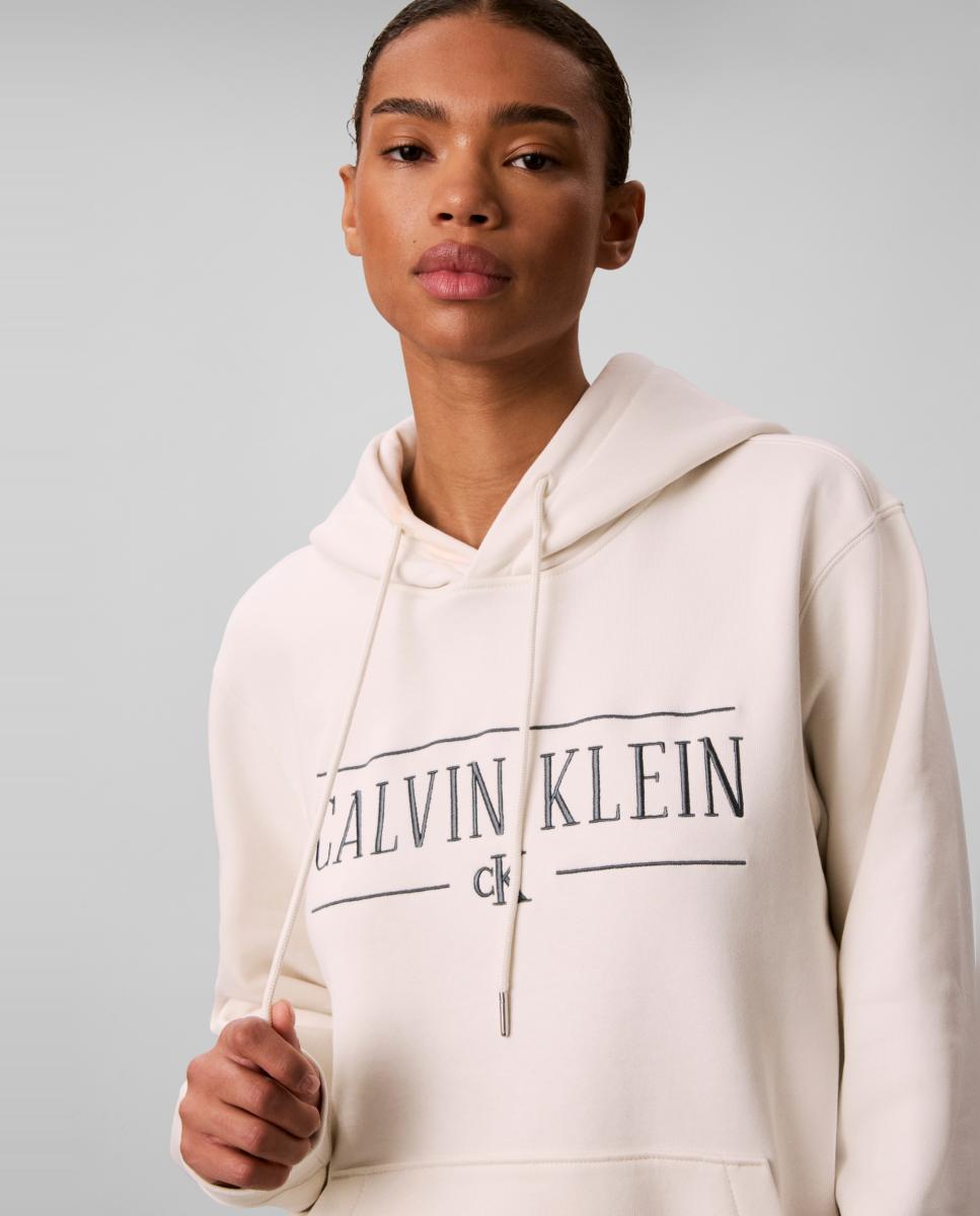 Sudadera hoodie Hombre varsity - Calvin Klein Jeans - Crudo Crudo-3