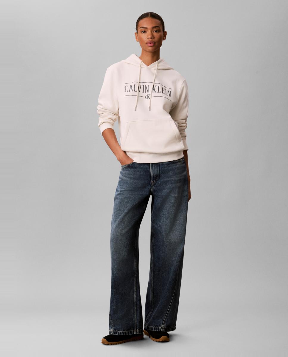 Sudadera hoodie Hombre varsity - Calvin Klein Jeans - Crudo Crudo-6