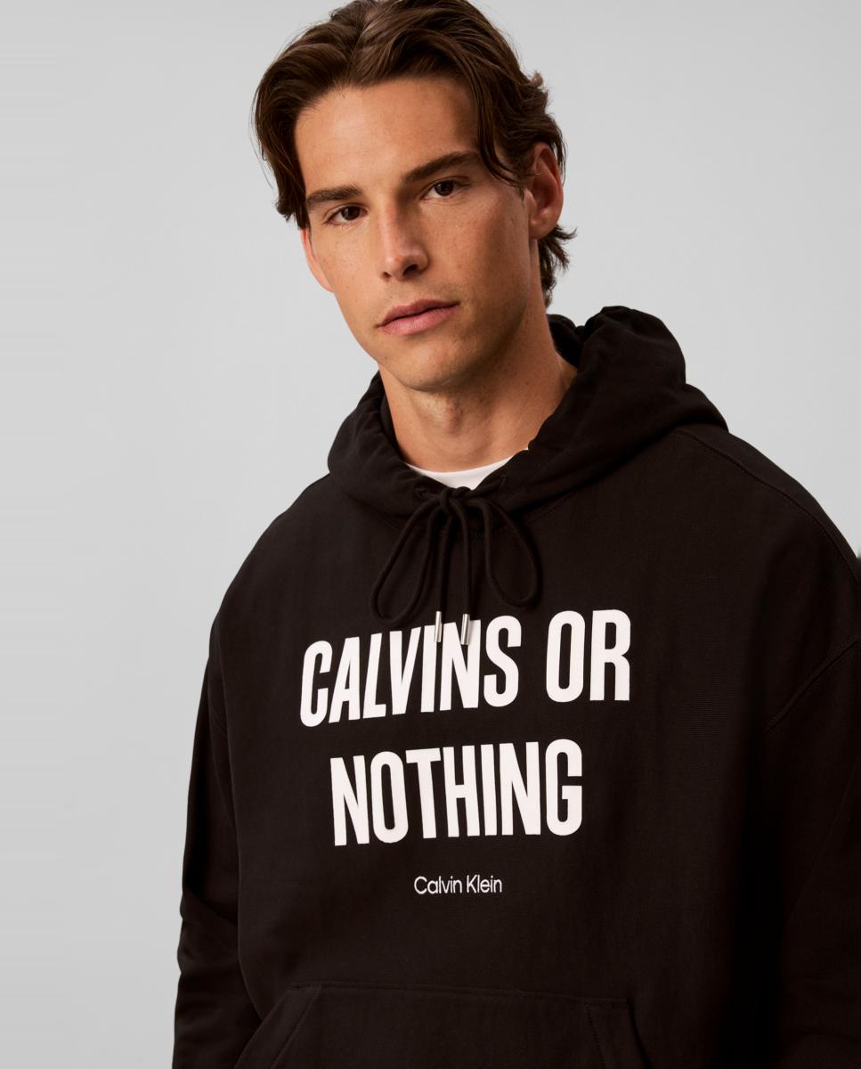 Sudadera Hombre premium gráfico Calvin - Calvin Klein Jeans - Negro Negro-3