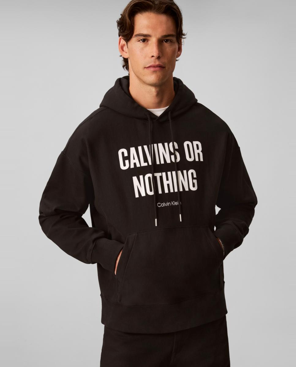 Sudadera Hombre premium gráfico Calvin - Calvin Klein Jeans - Negro Negro-4