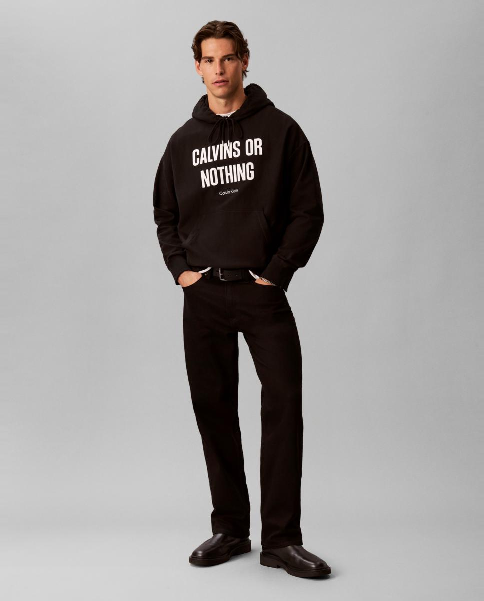 Sudadera Hombre premium gráfico Calvin - Calvin Klein Jeans - Negro Negro-6