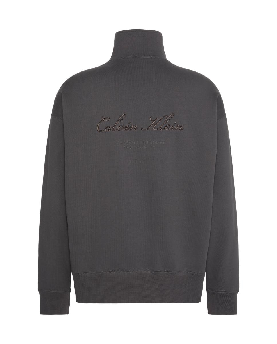 Sudadera Hombre con logo script - Calvin Klein Jeans - Gris oscuro Gris oscuro-2