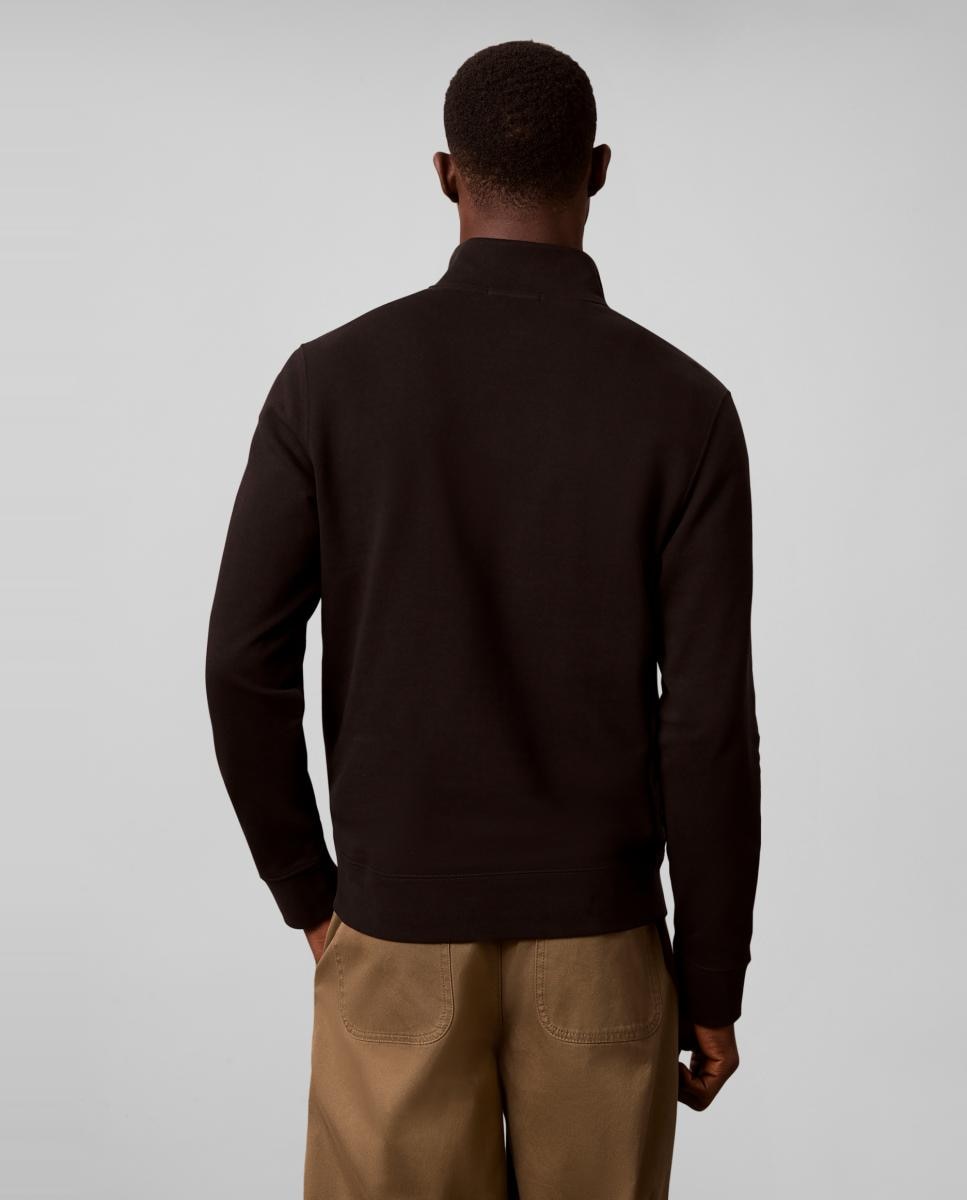 Imagen 2 de Sudadera Hombre monologo media cremallera - Calvin Klein Jeans - Negro Negro