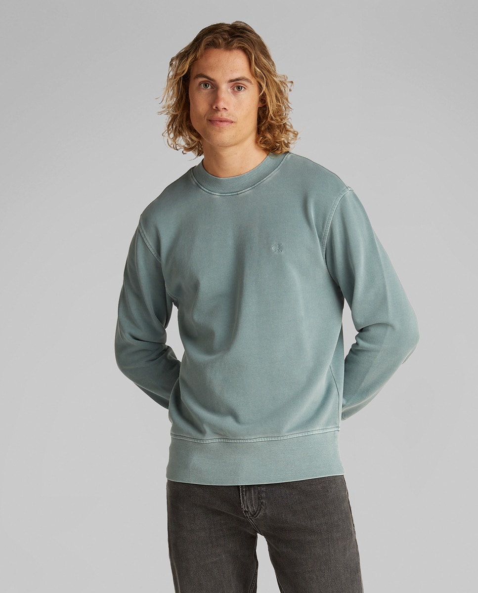 Sweatshirt com Monograma Verde-1